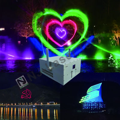 10°C-35°C 온도 범위 RGB 조명으로 빛나는 레이저 쇼