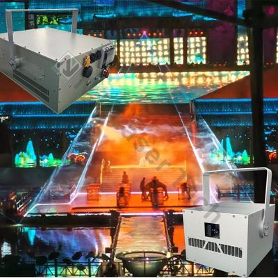 결혼식 장식 10w RGB 프로 로맨틱 스테이지 레이저 프로젝터
