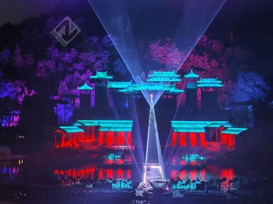 알루미늄 합금 주택 재료 효과 100mW 동적 효과와 함께 스테이지 조명 IP