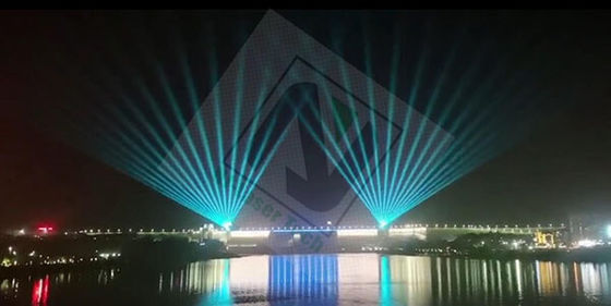 알루미늄 합금 주택 재료 효과 100mW 동적 효과와 함께 스테이지 조명 IP