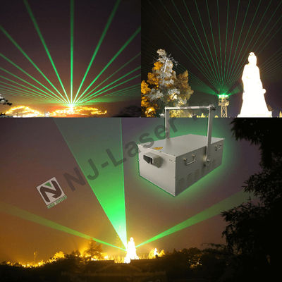 AC100-240V 전원 공급 레이저 쇼 시스템 성능과 1-50kHz 펄스 주파수