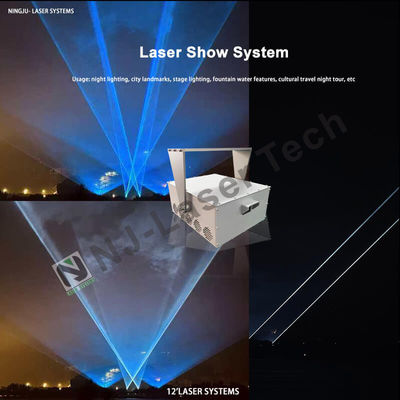 스트로브 1-25Hz 및 RoHS 인증을 가진 사용자 정의 가능한 레이저 조명 시스템