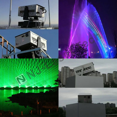 1000mW 레이저 쇼 고속 XY 스캐너 모듈과 냉각 시스템 팬 냉각
