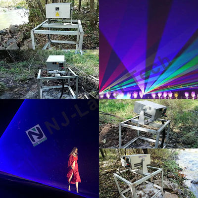 레이저 엔지니어링 조명, 스트로브 1-25Hz DMX512 제어 모드 및 산업용 매달린 브래킷 장착 옵션